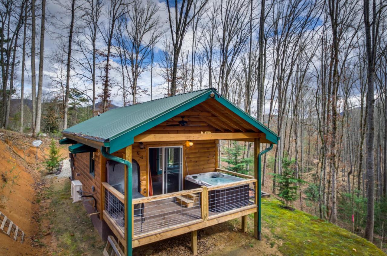 Superb Bryson City Studio Cabin With Hot Tub And Patio! Экстерьер фото