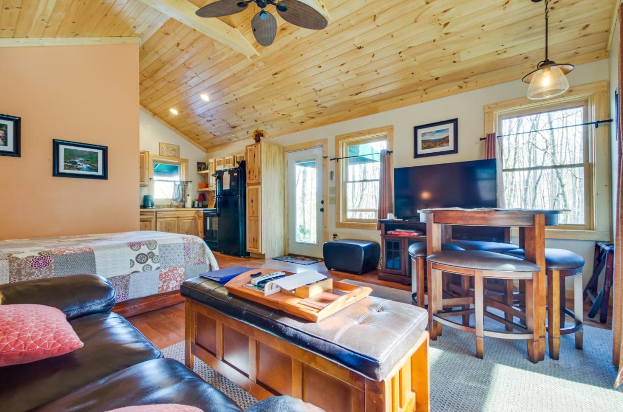 Superb Bryson City Studio Cabin With Hot Tub And Patio! Экстерьер фото