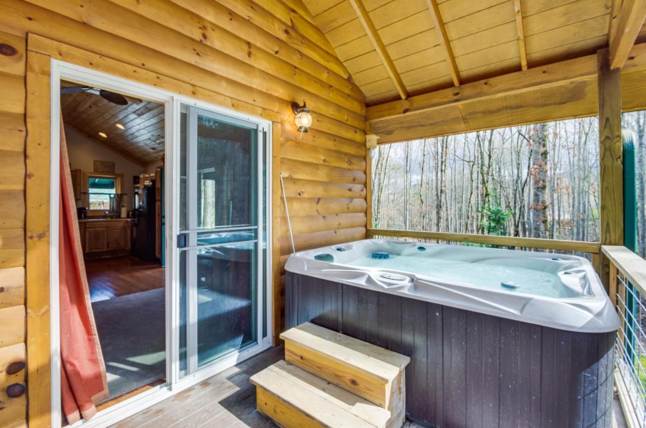 Superb Bryson City Studio Cabin With Hot Tub And Patio! Экстерьер фото